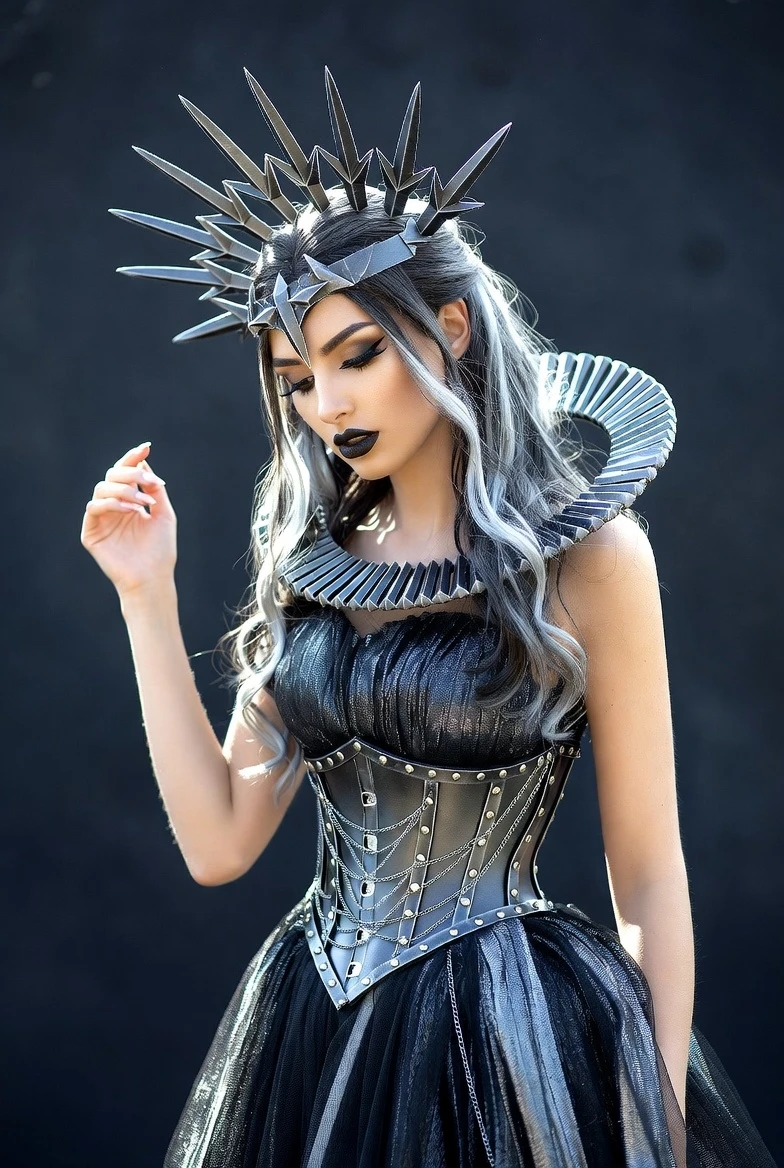 Awaken Your Dark Goddess: Master This Armored Fantasy Queen Look Today